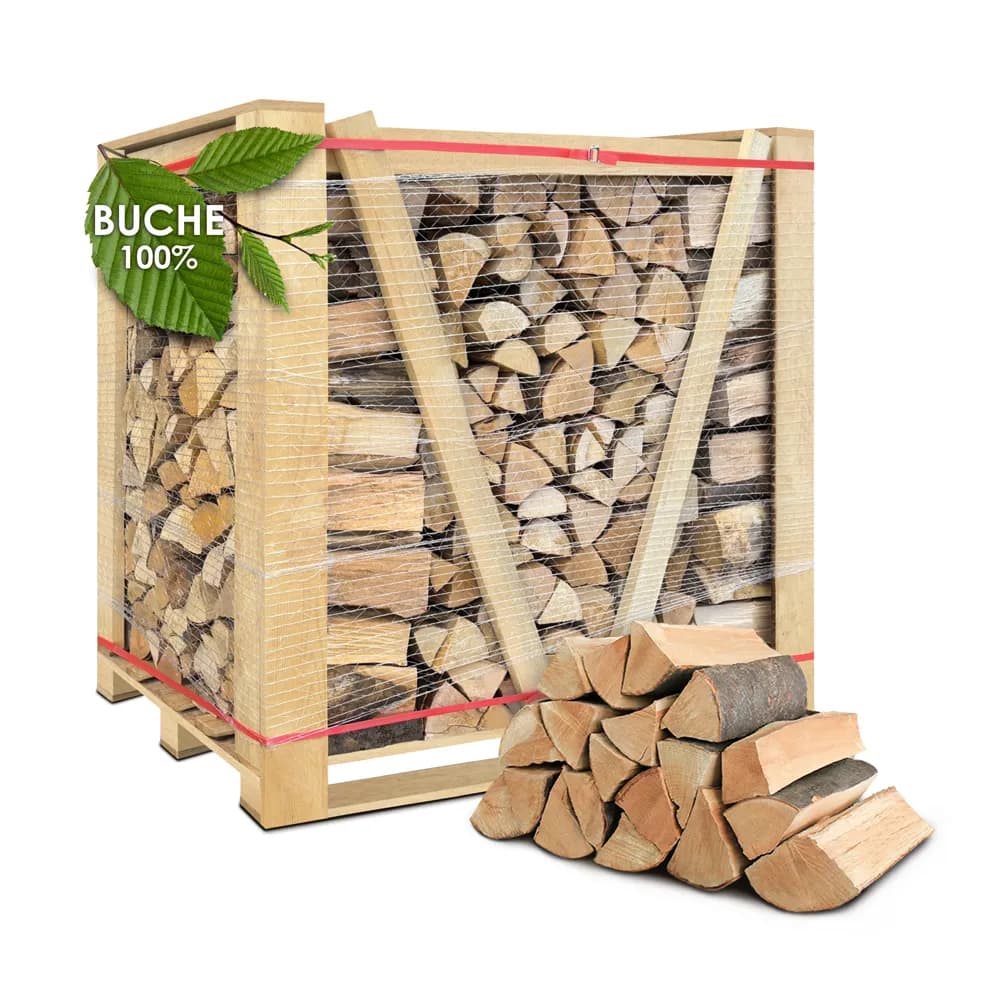 Brennholz Buche vorgelagert – 1,6 SRM (1 RM) | Scheitlänge 25cm | naturbelassen & zur Trocknung geeignet